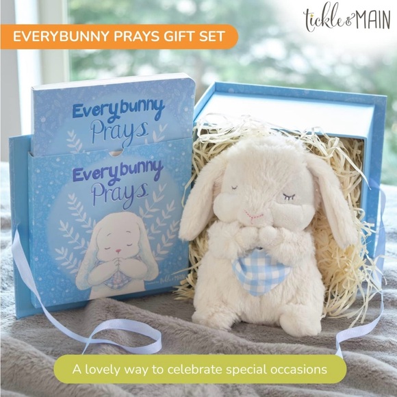 Tickle & Main Everybunny Prays The Praying Musical Bunny, Baptism & Easter Gifts - Picture 3 of 10